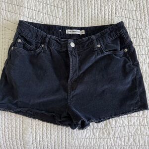 The Cords & Co Black Corduroy Shorts